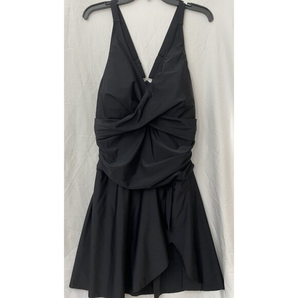 Blooming Jelly Other - Blooming Jelly Swim Dress Swimsuit One Piece Tummy Control Black Size 3XL NWT